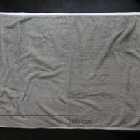 PANDHY’S Bath Towel (80x160 cm, 100% Cotton, grey)